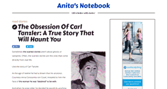 Desktop Screenshot of anitasnotebook.com
